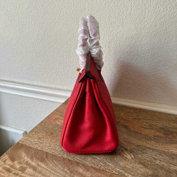 Red Satchel Bag - Picture 4 of 15